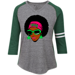 Ladies' Vintage V-neck Shirt