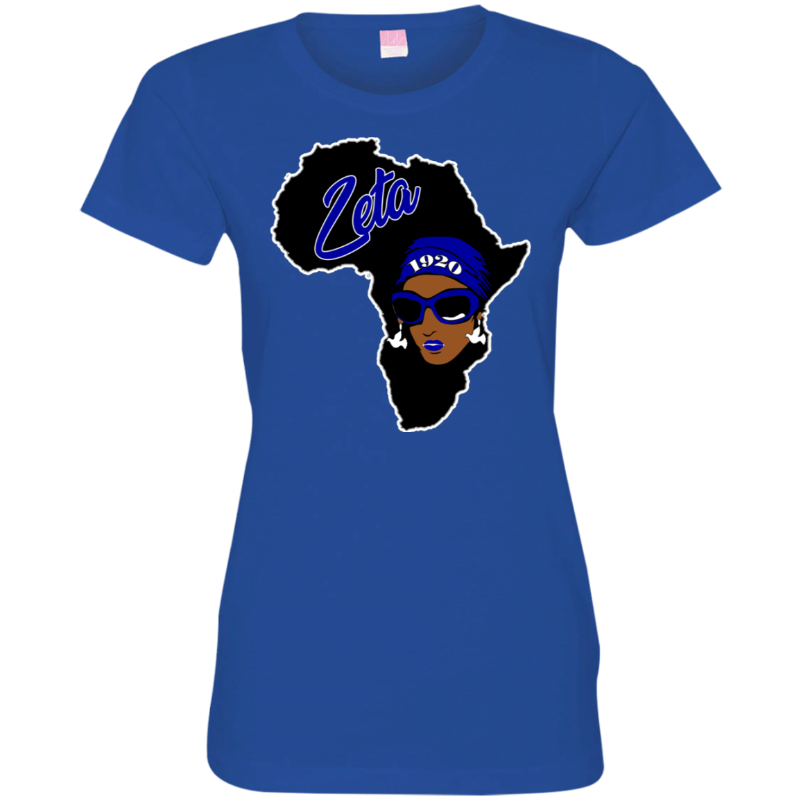 African Zeta Ladies' Fine Jersey T-Shirt