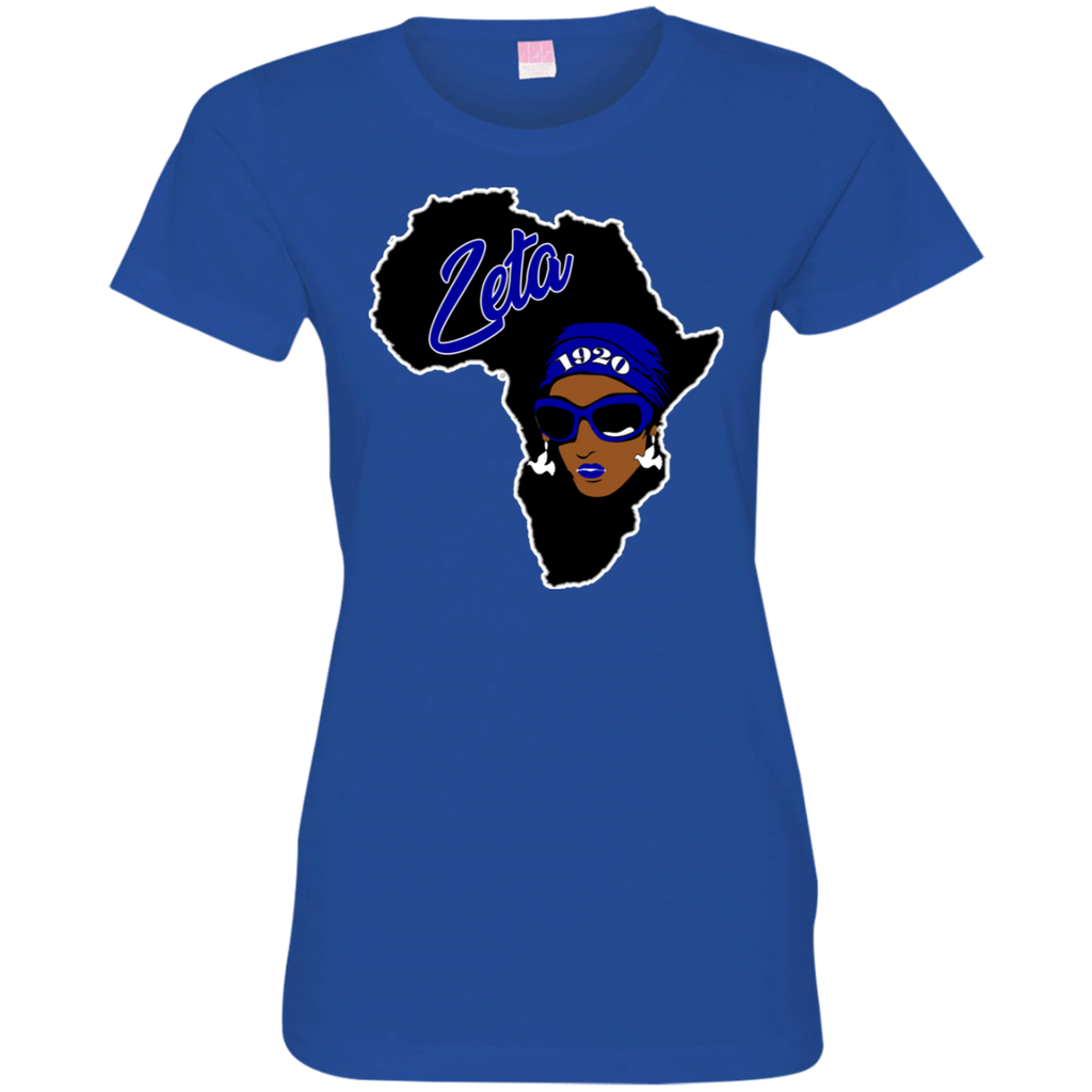 African Zeta Ladies' Fine Jersey T-Shirt