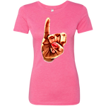 AKA Pinky Up Ladies' Triblend T-Shirt