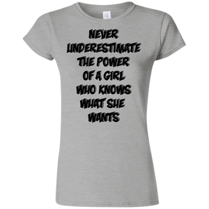 Girl Power-White Soft Style Fitted