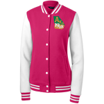 Women's Fleece Letterman Jacket