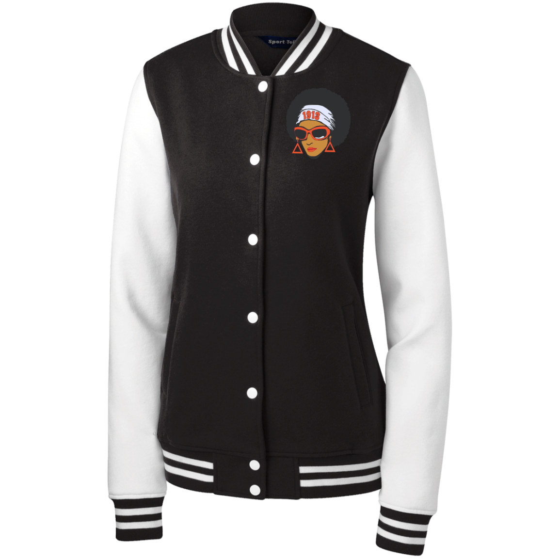 Women's Fleece Letterman Jacket
