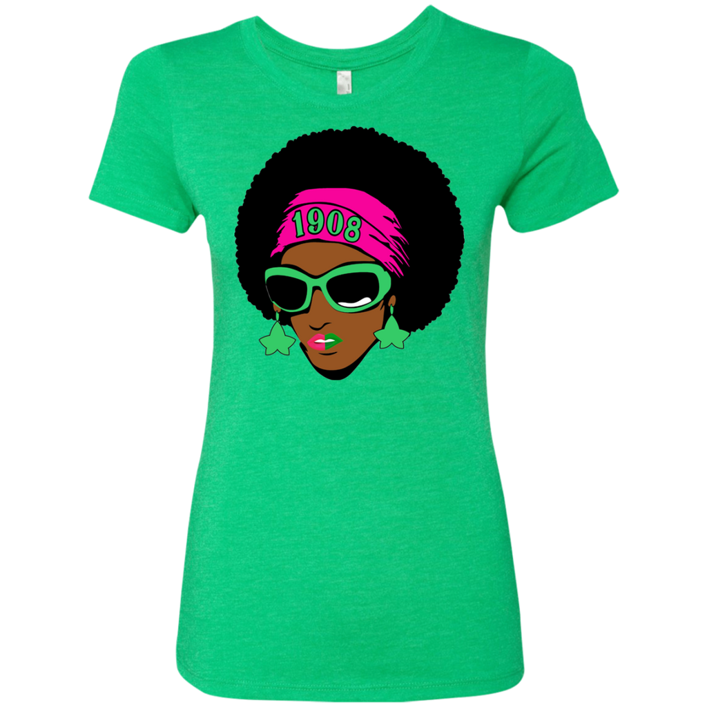 AKA AFRO Ladies' Triblend T-Shirt