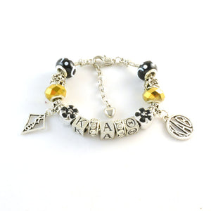 kapp alpha theta Jewelry  Sisters charm bracelet