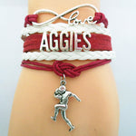 Infinity Love Aggies Football GameDay Bracelet