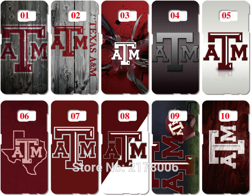 Painting Texas A&M Phone Cover For Samsung Galaxy Core Prime G360 DUOS i9082 S2 S3 S4 S5 Mini S6 S7 Edge Plus Note 2 3 4 5 Case