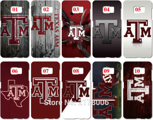 Painting Texas A&M Phone Cover For Samsung Galaxy Core Prime G360 DUOS i9082 S2 S3 S4 S5 Mini S6 S7 Edge Plus Note 2 3 4 5 Case