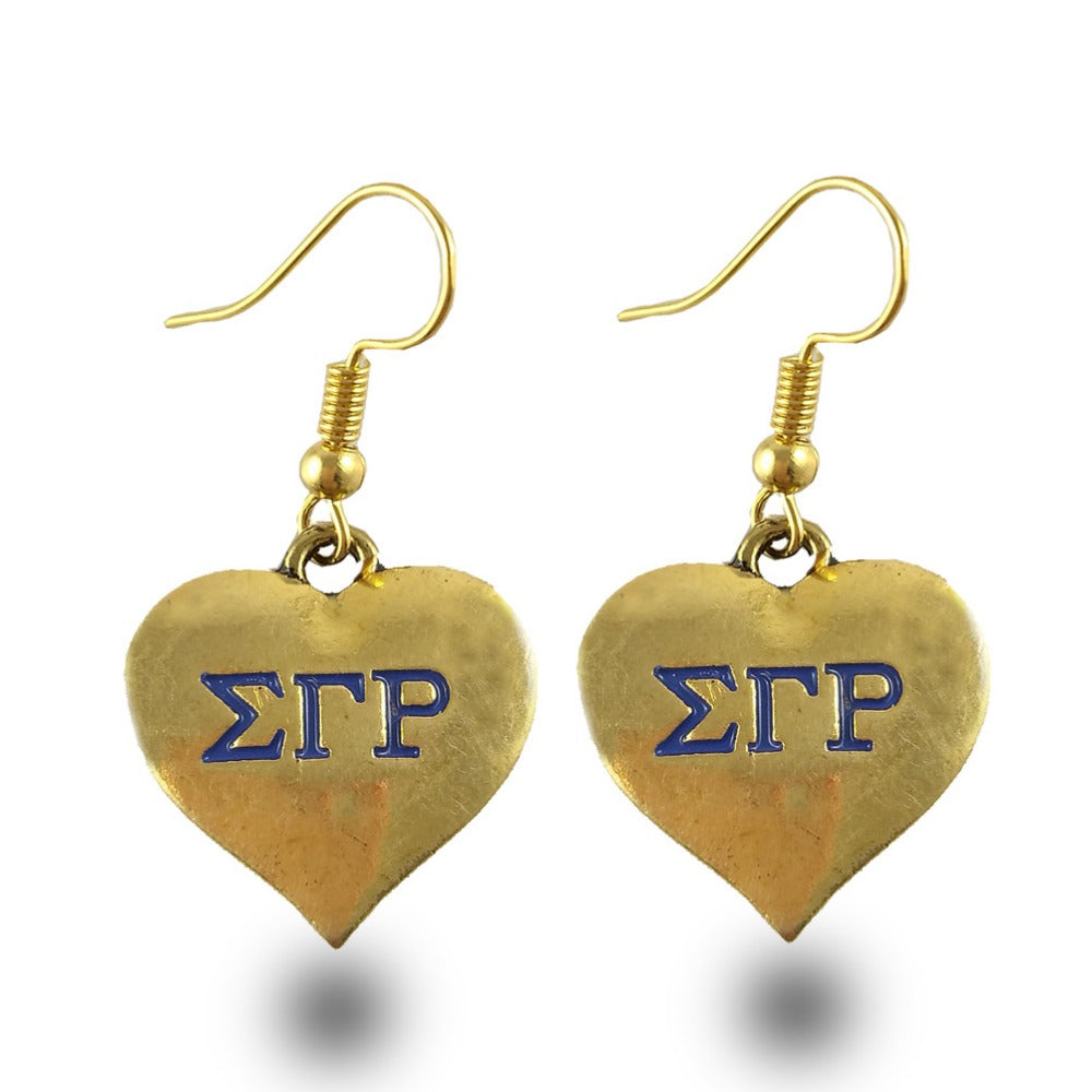 SGRHO Heart Earrings